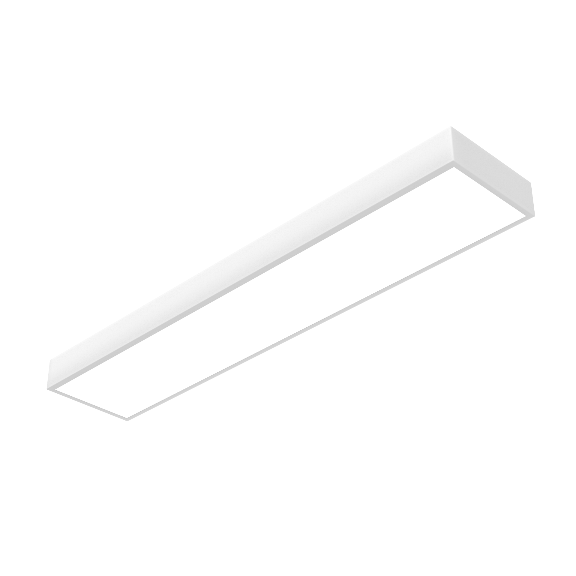 UP 1500X300X110 ММ 35 ВТ 3000 К RAL9003 БЕЛЫЙ МУАР ОПАЛ-МИКРОПРИЗМА DALI