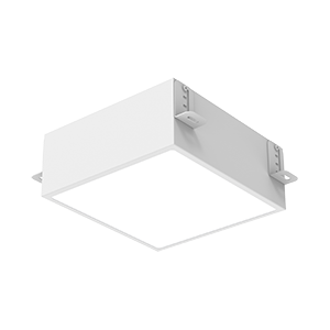 20 ВТ CRI90 ДЛЯ ПОТОЛКА ГРИЛЬЯТО С ШИРИНОЙ ЛАМЕЛИ 10 ММ ВСТРАИВАЕМЫЙ 4000 К 186Х186Х80 ММ IP54 RAL9003 БЕЛЫЙ МУАР DALI