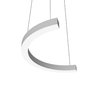 19 ВТ CRI90 3000 К ПОДВЕСНОЙ RAL9003 БЕЛЫЙ МАТОВЫЙ С РАССЕИВАТЕЛЕМ ОПАЛ