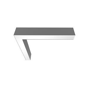 Х-LINE ДЛЯ СБОРКИ В ЛИНИЮ 30 ВТ 4000К 549X527Х100 ММ МЕТАЛЛИК