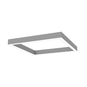 80 ВТ ПОДВЕСНОЙ 4000 K 1062X1062X100 ММ МЕТАЛЛИК С РАССЕИВАТЕЛЕМ ОПАЛ