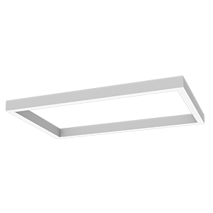 90 ВТ ПОДВЕСНОЙ 3000 К 1050X595X100 ММ RAL9003 БЕЛЫЙ МУАР С РАССЕИВАТЕЛЕМ ОПАЛ