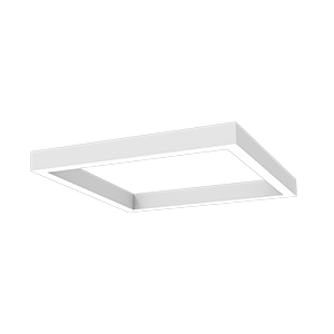 120 ВТ ПОДВЕСНОЙ 4000 К 1062X1062X100 ММ RAL9003 БЕЛЫЙ МУАР С РАССЕИВАТЕЛЕМ ОПАЛ