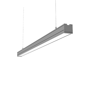 ПОДВЕСНОЙ 73 ВТ 4000 К 1507Х65Х65 ММ IP54 RAL7045 СЕРЫЙ МУАР С РАССЕИВАТЕЛЕМ ОПАЛ, С ДЕКОРАТИВНЫМ ПРОВОДОМ 2 М И КОМПЛЕКТОМ ПОДВЕСОВ 2 М DALI