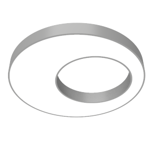 65 ВТ ПОДВЕСНОЙ CRI90 4000 K RAL7045 СЕРЫЙ МУАР С РАССЕИВАТЕЛЕМ ОПАЛ