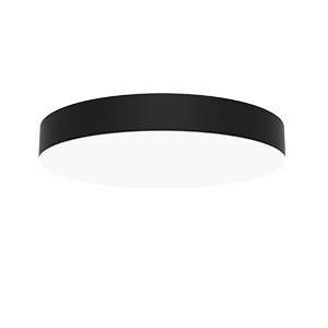 45 ВТ CRI90 4000 К 600X80 ММ С РАССЕИВАТЕЛЕМ ОПАЛ RAL9005 ЧЕРНЫЙ МАТОВЫЙ