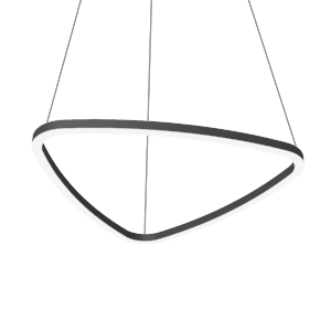 49 ВТ CRI90 3000 К ПОДВЕСНОЙ RAL9005 ЧЕРНЫЙ МАТОВЫЙ С РАССЕИВАТЕЛЕМ ОПАЛ