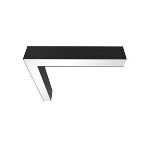 X-LINE ДЛЯ СБОРКИ В ЛИНИЮ 20 ВТ 4000 К 549X527Х100 ММ RAL9005 ЧЕРНЫЙ МУАР ДИММИРУЕМЫЙ ПО ПРОТОКОЛУ DALI