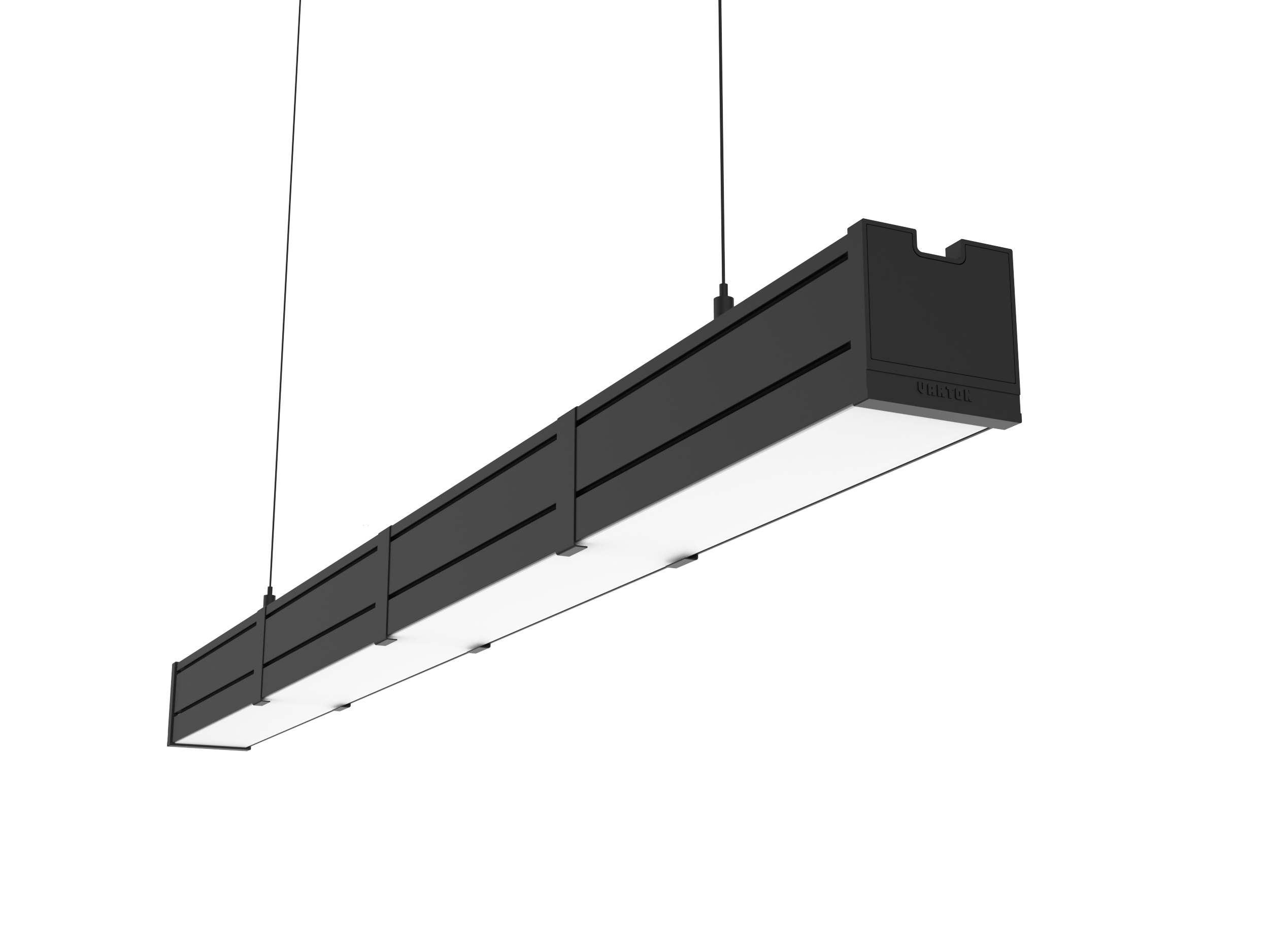 1019 Х 66 Х 68 ММ 15 ВТ 4000 К CRI 90 RAL9005 ЧЕРНЫЙ МУАР С ДЕКОРАТИВНЫМ ПРОВОДОМ 2 М И КОМПЛЕКТОМ ПОДВЕСОВ 2 М ОПАЛОВЫЙ РАССЕИВАТЕЛЬ ЗАКАЛЕННОЕ СТЕКЛО DALI