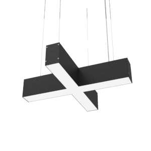 20 ВТ 4000 К 532X500X100 ММ RAL9005 ЧЕРНЫЙ МУАР С РАССЕИВАТЕЛЕМ ОПАЛ И ТОРЦЕВЫМИ КРЫШКАМИ (4 ШТ.)