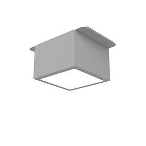 10 ВТ 3000 К 60X60X60 ММ RAL7024 СЕРЫЙ МУАР