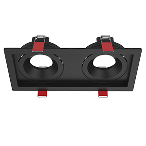 11 ДВОЙНАЯ ВСТРАИВАЕМАЯ 110Х220Х55ММ RAL9005 ЧЕРНЫЙ МУАР ПОВОРОТНАЯ