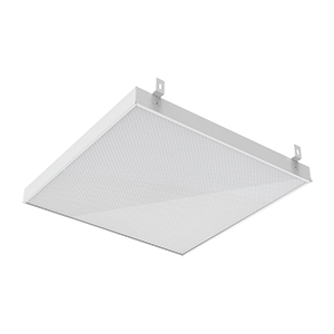 3000 K 588Х588Х50 ММ С ПЛАНКАМИ ДЛЯ ПОДВЕСА IP40 С РАССЕИВАТЕЛЕМ ПРИЗМА БЕЛЫЙ ДИММИРУЕМЫЙ ПО ПРОТОКОЛУ DALI