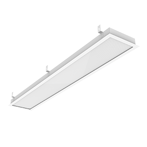 45 ВТ 3000 K С РАССЕИВАТЕЛЕМ ПРИЗМА 1215Х207Х50 ММ С ПЛАНКАМИ ДЛЯ ПОДВЕСА IP40 C РАМКОЙ МОНТАЖНЫЙ РАЗМЕР 1188Х180 ММ ДИММИРУЕМЫЙ ПО ПРОТОКОЛУ DALI
