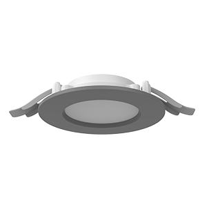 10 ВТ 3000 К CRI90 120X37 ММ IP65/40 RAL7045 СЕРЫЙ МУАР С РАССЕИВАТЕЛЕМ ОПАЛ DALI