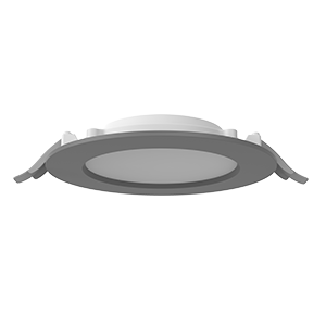 20 ВТ 3000 К CRI90 176Х39 ММ IP65/40 RAL7045 СЕРЫЙ С РАССЕИВАТЕЛЕМ ОПАЛ, ДИММИРУЕМЫЙ ПО ПРОТОКОЛУ DALI
