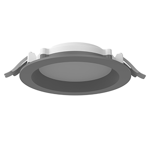 160 ММ 20 ВТ 3000 К CRI90 176X51 ММ IP65/40 RAL7045 СЕРЫЙ МУАР ОПАЛ DALI