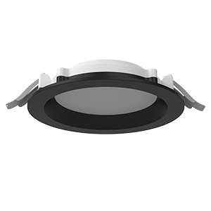 160 ММ 20 ВТ 3000 К CRI90 176X51 ММ IP65/40 RAL9005 ЧЕРНЫЙ МУАР ОПАЛ DALI